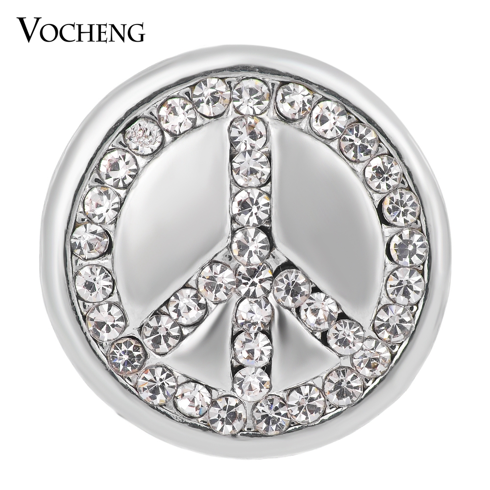 VOCHENG NOOSA Ginger Snaps Studded Bling Crystal Peace Sign 18mm Button Jewelry Vn-1338
VOCHENG NOOSA Ginger Snaps Studded Bling Crystal Peace Sign 18mm Button Jewelry Vn-1338
