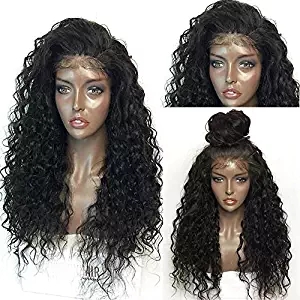 360 Lace Frontal Wig Pre-Plucked Hairline 360 Lace Front Human Hair Wigs deep Curly for Black Women 250% Density Diva1