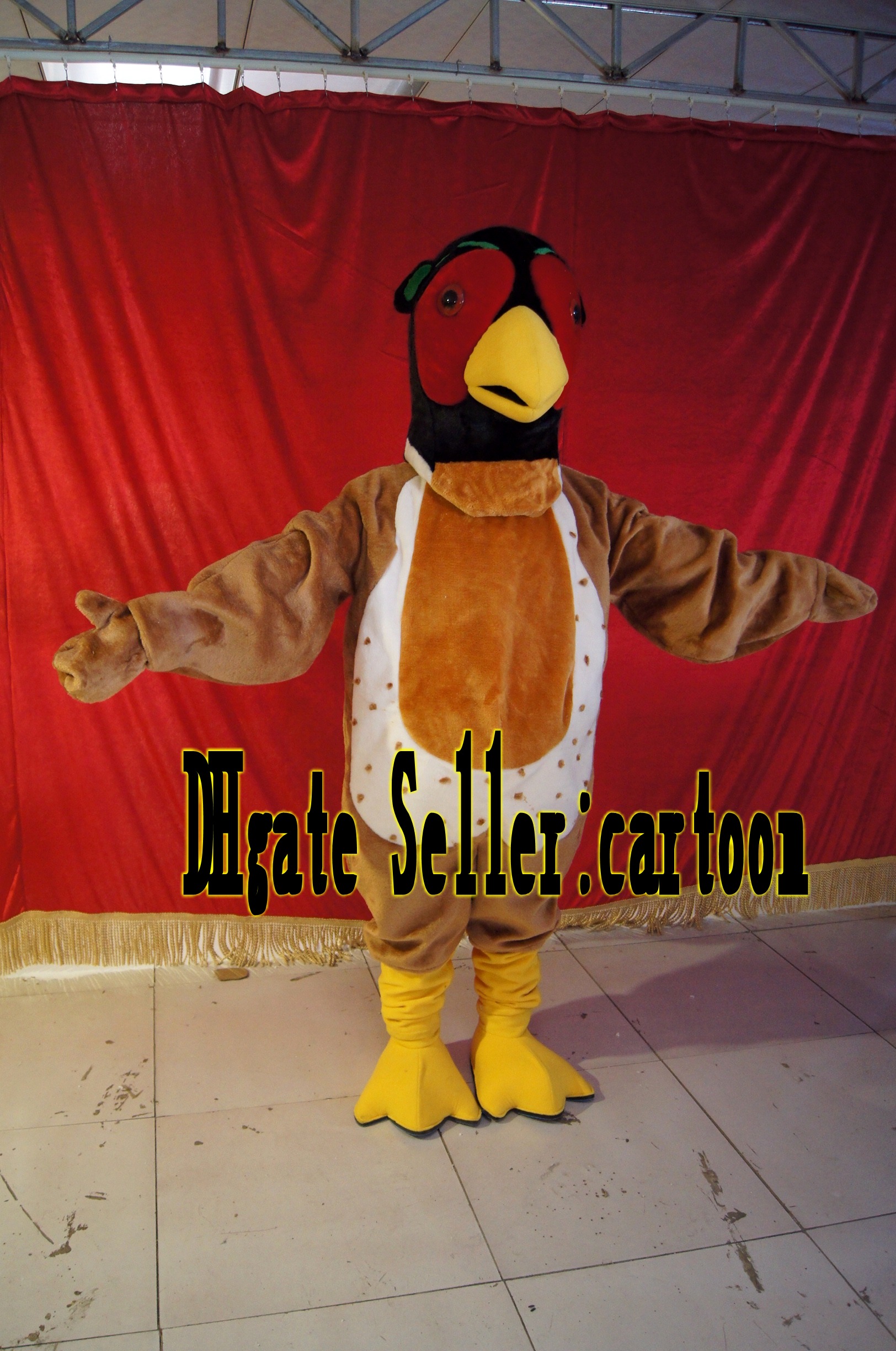 Seller cartoon High quality pheasant mascot costume fancy carnival costume free shipping, Brown
Seller cartoon High quality pheasant mascot costume fancy carnival costume free shipping, Brown