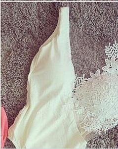 Wholesale-Womens Sexy Bodysuit Bra Crochet Mesh Sheer Lace Sleeveless Tops Blouse