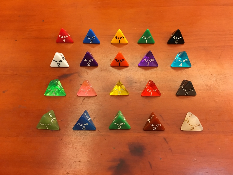 D4 Multicolour Dice 4 Sided Polyhedral Dices Kids Educational Toys D&D RPG Game Toy Board Game Acessorios Entertainment #P40
D4 Multicolour Dice 4 Sided Polyhedral Dices Kids Educational Toys D&D RPG Game Toy Board Game Acessorios Entertainment #P40