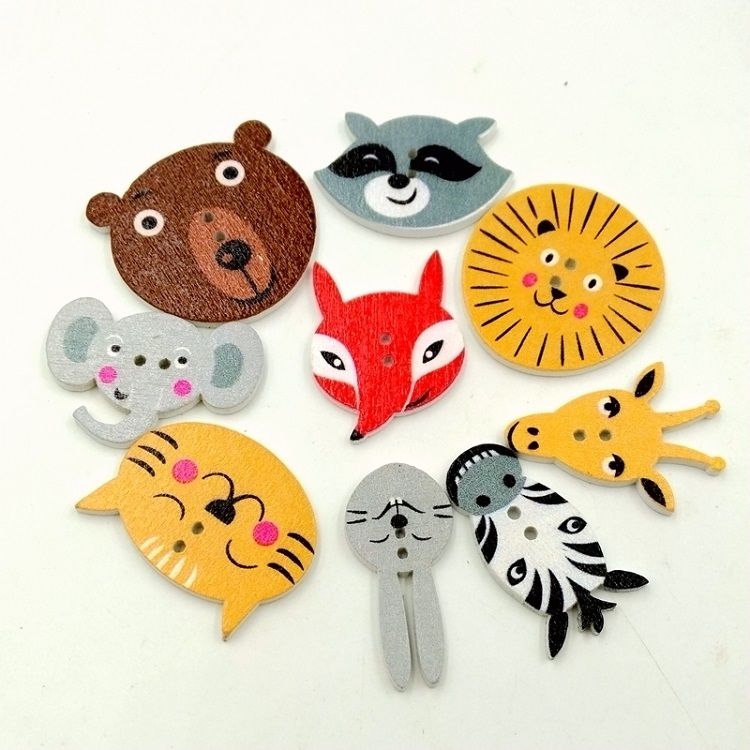 Wooden Buttons cute animal head mixed 2 holes for handmade Gift Box Scrapbook Craft Party Decoration DIY favor Sewing Accessories, Black
Wooden Buttons cute animal head mixed 2 holes for handmade Gift Box Scrapbook Craft Party Decoration DIY favor Sewing Accessories, Black
