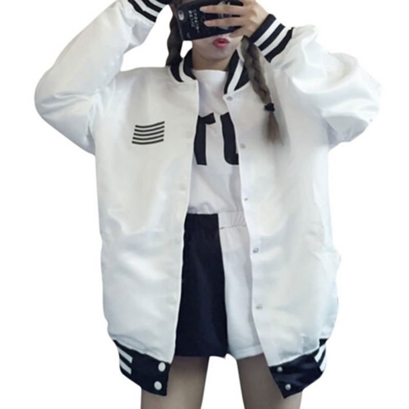 Wholesale- 2017 New autumn women jacket Korean loose BF Harajuku men women long sleeve single breated jacket coat two color drop ship, Black
Wholesale- 2017 New autumn women jacket Korean loose BF Harajuku men women long sleeve single breated jacket coat two color drop ship, Black