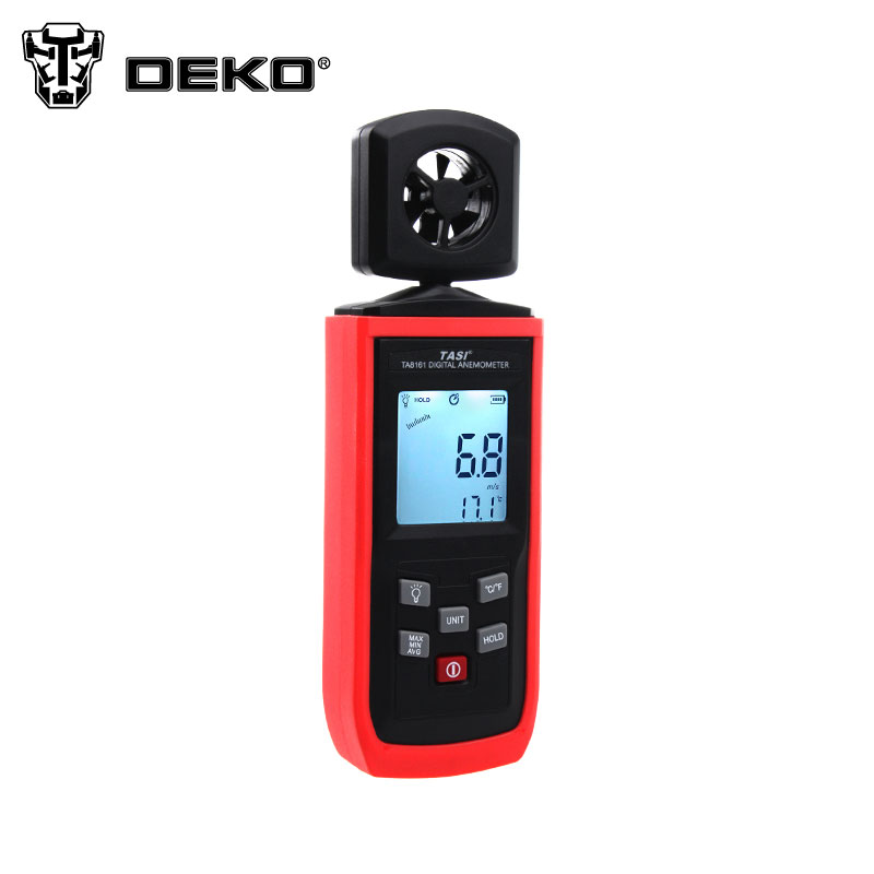 Wholesale-DEKO Digital Anemometer Wind Speed Air Volume Measuring Meter Wholesale-DEKO Digital Anemometer Wind Speed Air Volume Measuring Meter