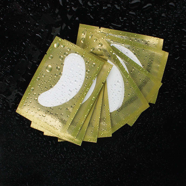 50pairs/pack New Paper Patches Eyelash Under Eye Pads Lash Eyelash Extension Paper Patches Eye Tips Sticker Wraps Make Up Tools