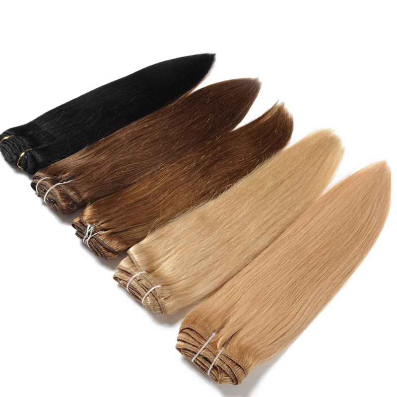 30 Colors Brazilian Straight Hair 16" to 32'' Straight Hair Weaves 100% Human Hair Extensions Weaving Weft blonde brown auburn burgundy