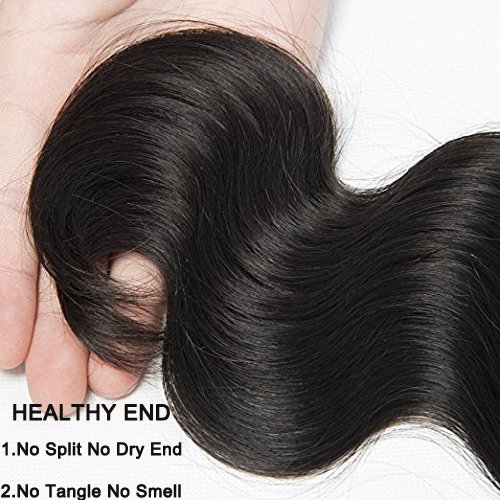 Brazilian Body Wave 4 Bundles Full Head 100% Unprocessed Virgin Remy Human Hair Weaves Extensions Natural Black Color