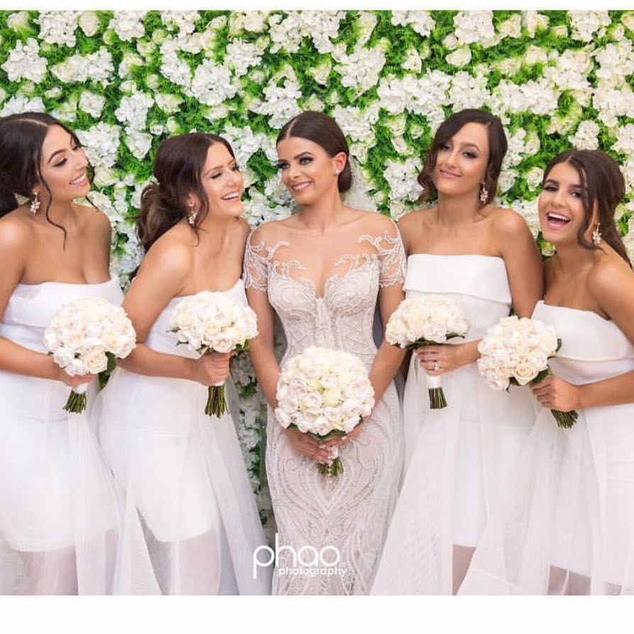 White Country Bridesmaids Dresses Sweetheart Neckline Cheap Wedding Guest Dress Sheath Floor Length Maid Of Honor Gowns
White Country Bridesmaids Dresses Sweetheart Neckline Cheap Wedding Guest Dress Sheath Floor Length Maid Of Honor Gowns