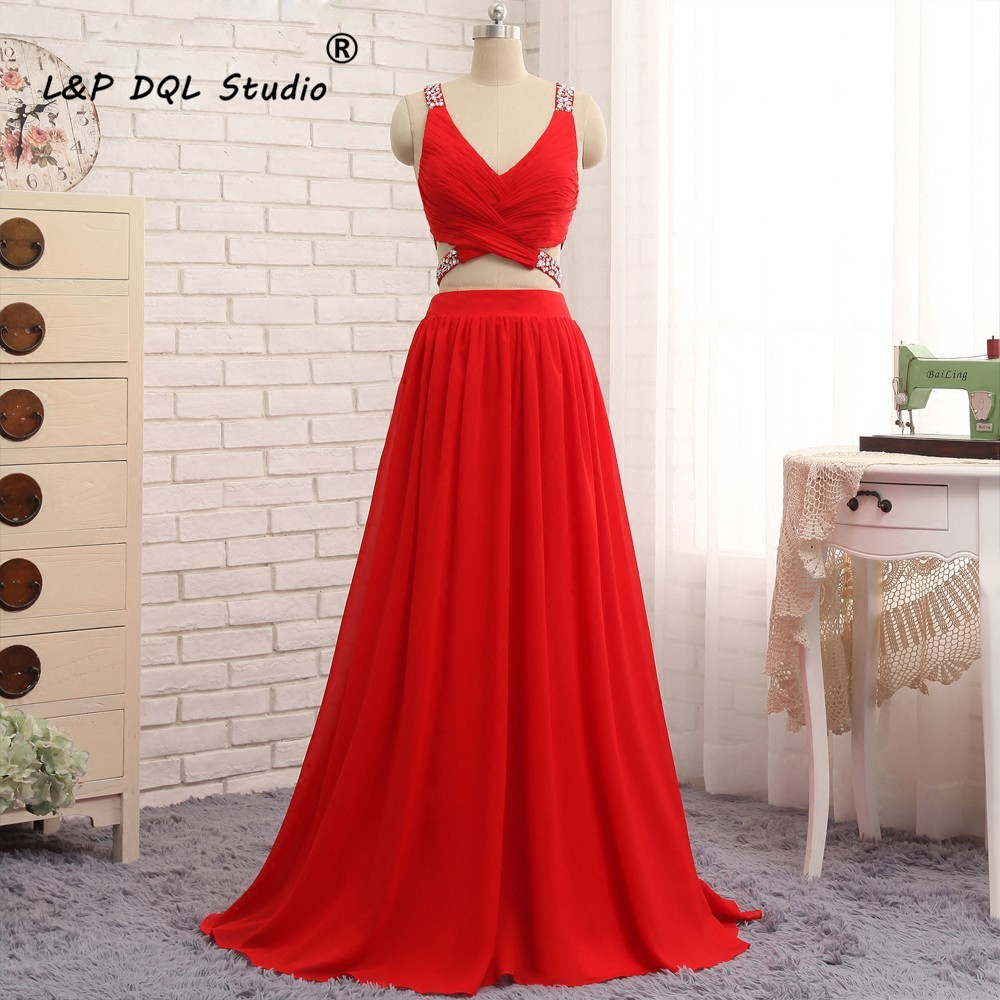 Stunning Red 2 Pieces Evening Dresses major beading Long Prom Dress Sexy Long Vestidos festa evening wear 2017, Brown
Stunning Red 2 Pieces Evening Dresses major beading Long Prom Dress Sexy Long Vestidos festa evening wear 2017, Brown