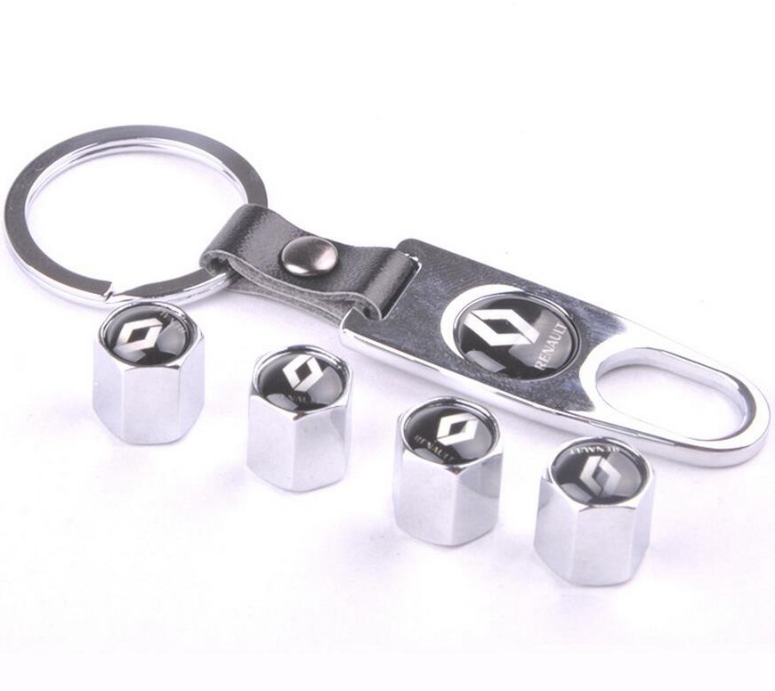4 pcs/lot Renault auto Wheel Tire Valve Stem Air Caps Covers set with car Key chain tire accessories
4 pcs/lot Renault auto Wheel Tire Valve Stem Air Caps Covers set with car Key chain tire accessories