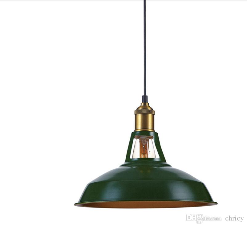 loft industrial pendant lighting led vintage lighting Metal Pendant Hanging Lights American Countryside Barn Edison Pendant Lamps