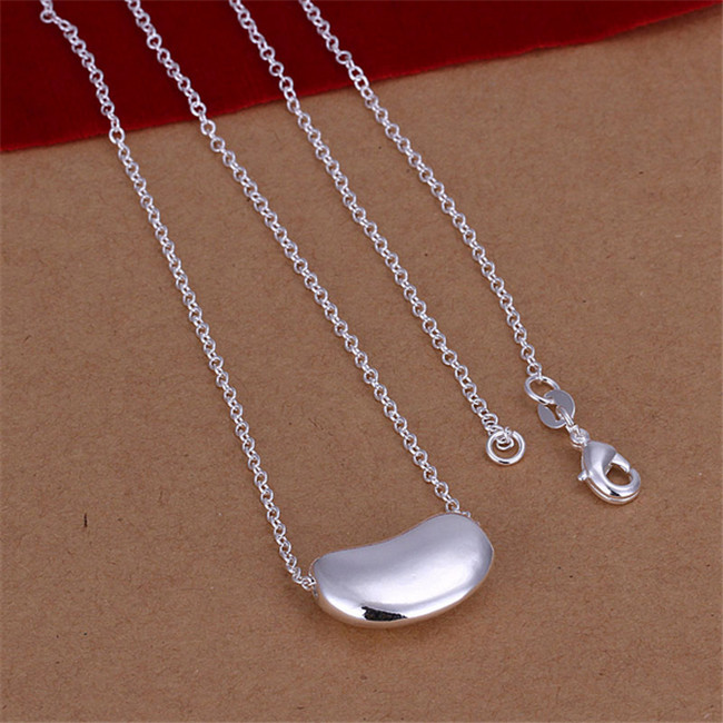 Brand new Soybean necklace sterling silver plate necklace STSN108,hot sale fashion 925 silver pendant necklace factory free shipping
Brand new Soybean necklace sterling silver plate necklace STSN108,hot sale fashion 925 silver pendant necklace factory free shipping