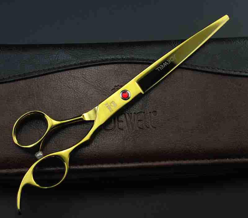 5 colors 7 inch professional hair scissors hair cutting scissors pet hair scissors purple/black/gold/blue/colorful