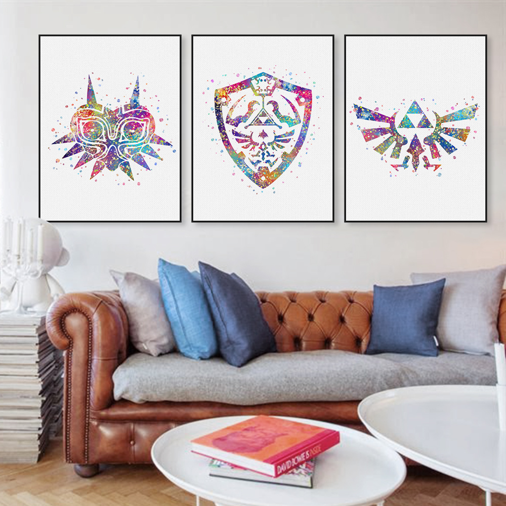 Legend Of Zelda Black White Logo Canvas No Frame Large A4 Art Print Poster Wall Pictures Vintage Retro Triptych Home Decor Painting
Legend Of Zelda Black White Logo Canvas No Frame Large A4 Art Print Poster Wall Pictures Vintage Retro Triptych Home Decor Painting
