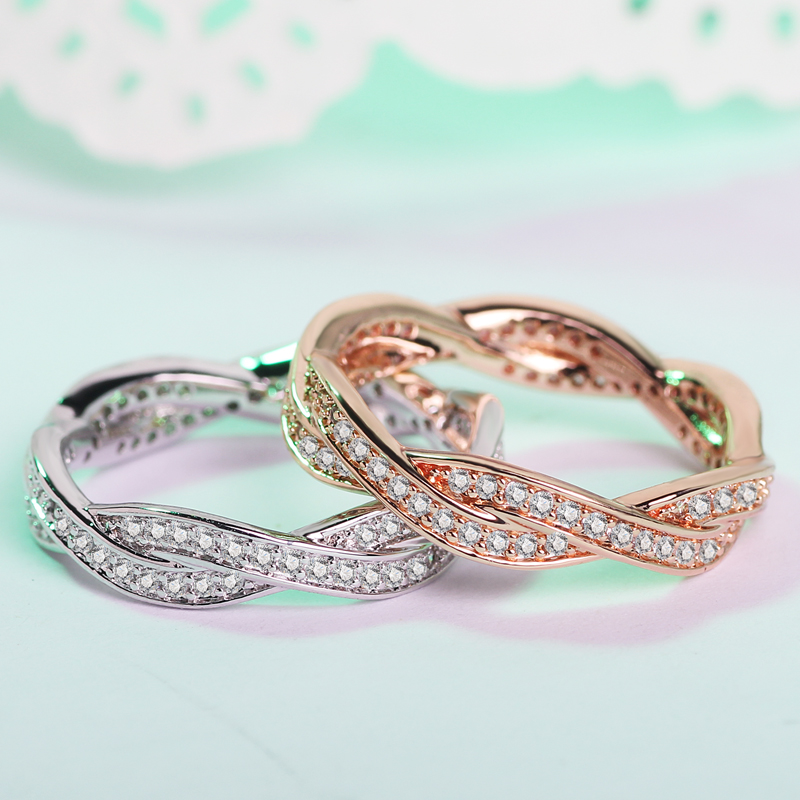 Vecalon 2 colors Cross Jewelry Women Finger ring Cz Diamond 925 Sterling silver Party wedding ring for women men Fashion