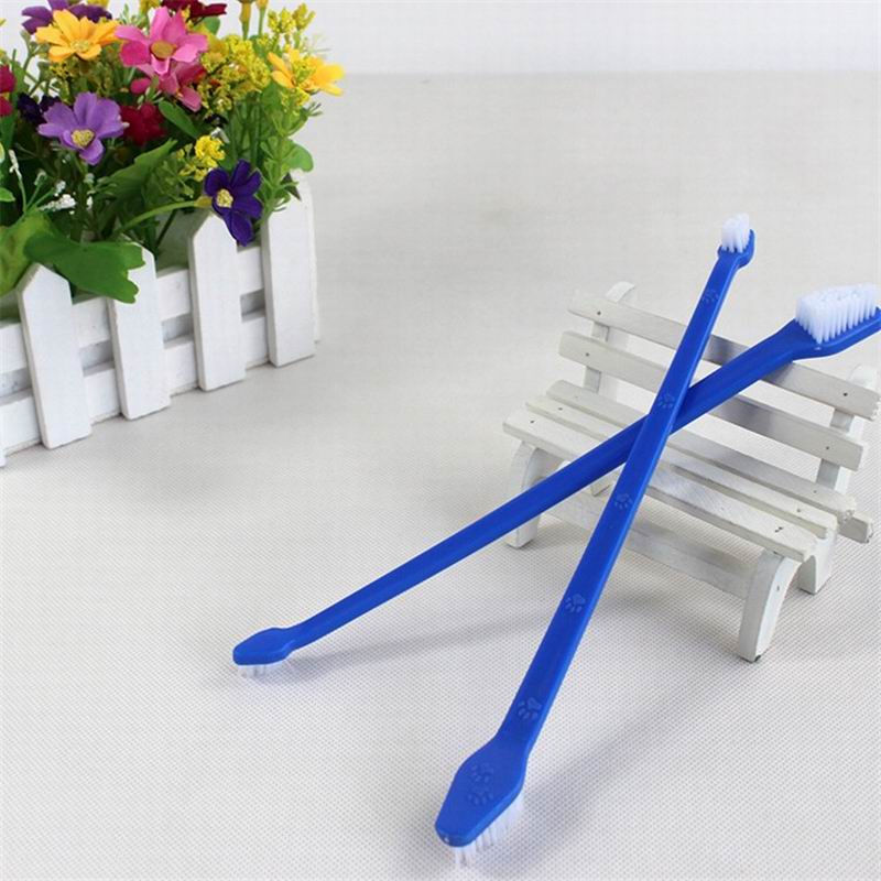 Dog Grooming Dental Toothbrush Pet Puppy Cat Supplies Color Random Delivered