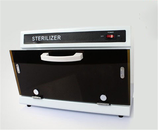 Sterilizer Nail Salon Tools Disinfection Cabinet UV Ultraviolet Disinfection Cabinet AW 8L UV Tool Sterilizer Cabinet Timer Sterilization