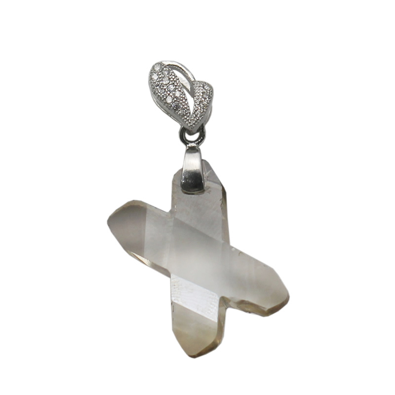 Beadsnice 925 Sterling Silver Findings Bail Connector Pinch Clasp Pendant Making Supplies DIY Gift for Her ID 34631