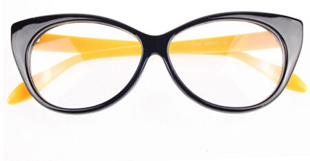 Sale 2021 Cat Eye Glasses Sexy Retro Fashion Black Women Eyewear Frame Clear Lens Vintage Eyewear1