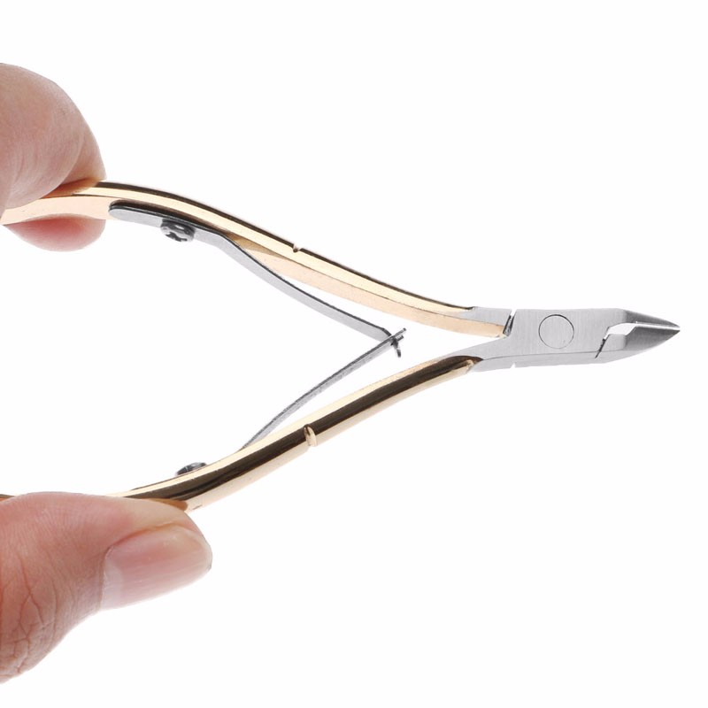 Stainless Steel Nail Cuticle Scissors Manicure Pedicure Tools Dead Skin Scissor Dead Skin Remover With