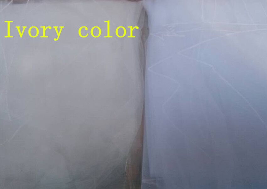 New Hight Quality White Ivory Champagne Weding Veil Chapel Bridal Veils Formal One Tier Tulle With Comb Best Selling Free shipping Hot
