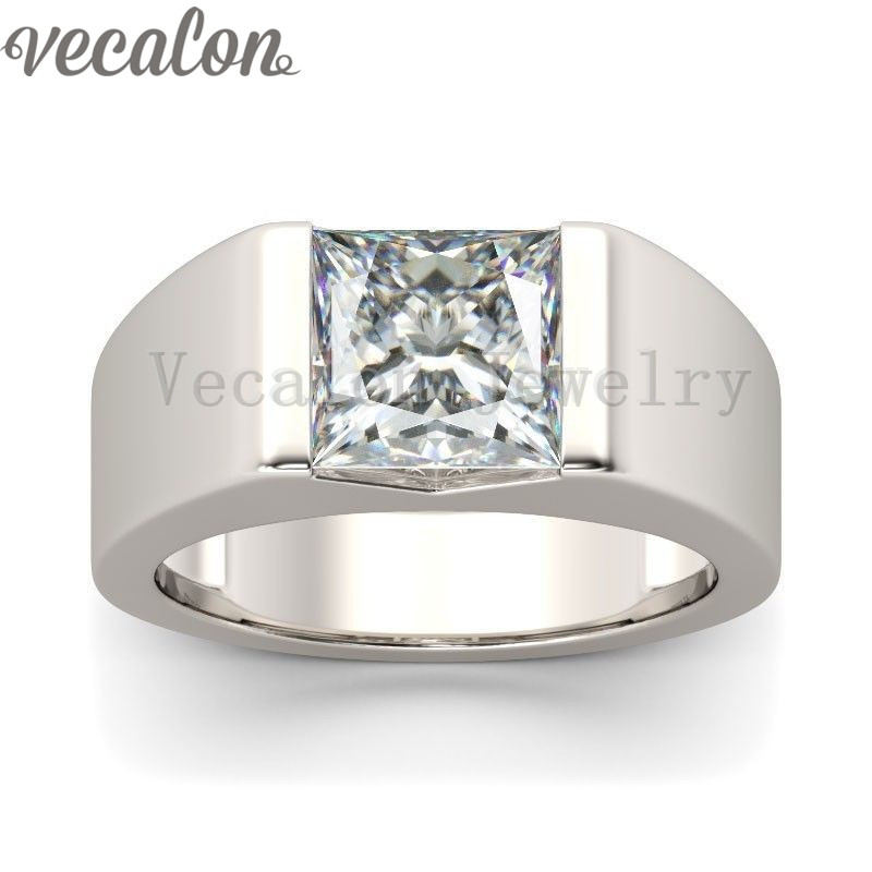 Vecalon Luxury Jewelry wedding Band ring for Men 4ct Cz diamond 925 Sterling Silver male Engagement Finger ring fashion Jewelry
Vecalon Luxury Jewelry wedding Band ring for Men 4ct Cz diamond 925 Sterling Silver male Engagement Finger ring fashion Jewelry