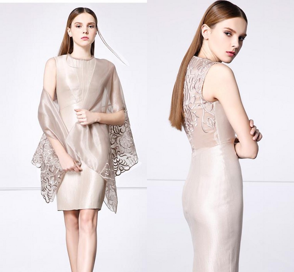 Light Champagne Knee Length Mother of the Bride Dresses With Jacket Beaded Jewel Neck Embroidery Sheath Zipper Wedding Guest Groom Dress
Light Champagne Knee Length Mother of the Bride Dresses With Jacket Beaded Jewel Neck Embroidery Sheath Zipper Wedding Guest Groom Dress