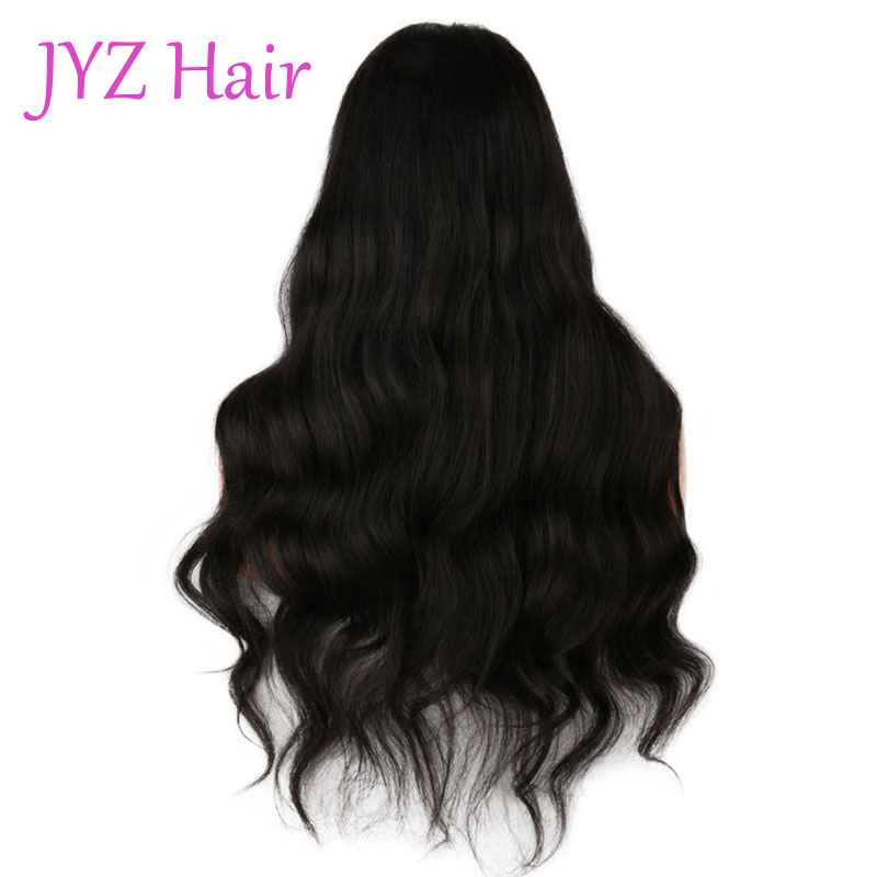 Malaysian Indian Virgin Human Hair Lace Wigs In Stock Natural Loose Wave Full Lace Wig With Baby Hair Lace Front Wigs For Women