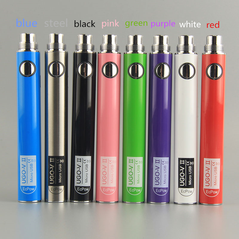 Vape 510 Thread Battery Evod eGo Micro USB Passthrough Batteries UGO-V II With Charger For Glass Cartridges
Vape 510 Thread Battery Evod eGo Micro USB Passthrough Batteries UGO-V II With Charger For Glass Cartridges