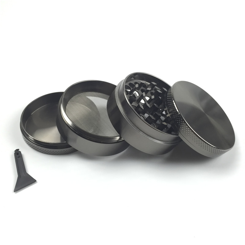 55mm 4 piece grinder colorful herb grinder metal with Black Silver Dark grey Blue Red joint Zicn cnc teeth space case tobacco grinder
55mm 4 piece grinder colorful herb grinder metal with Black Silver Dark grey Blue Red joint Zicn cnc teeth space case tobacco grinder