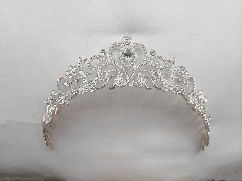 Hot High-grade Diamond Ornament Bride Headdress Fashion Wedding Elegant Crown