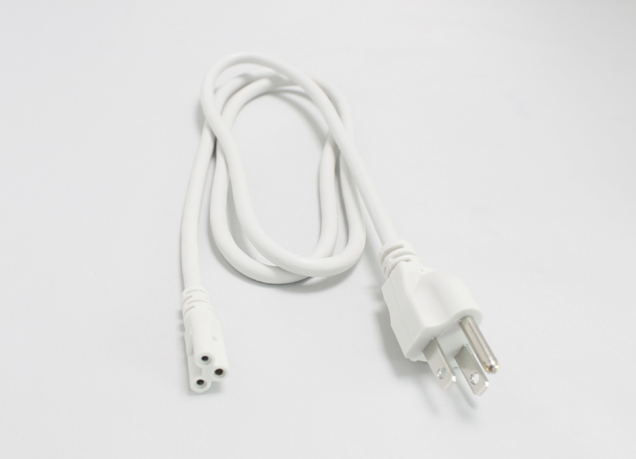 free shipping T5 T8 connecting wire Power cords with standard US plug for T5 T8 integrated led tubes 3 Prong 150cm Cable