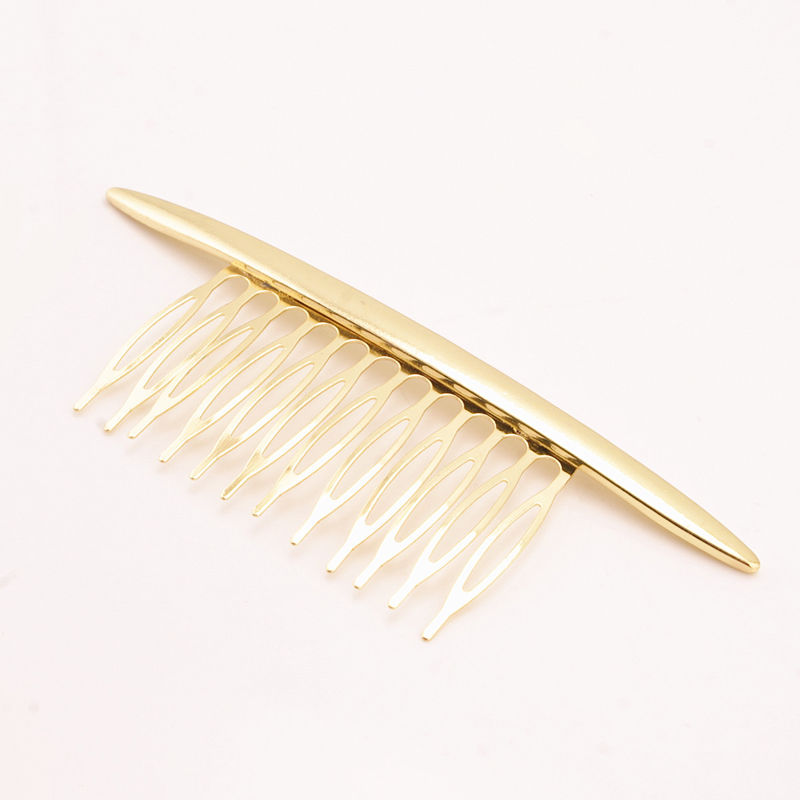 Elegant Baroque Style Gold Metal Moon Hair Clip Hair Comb Hair Barrettes Accesso #R509