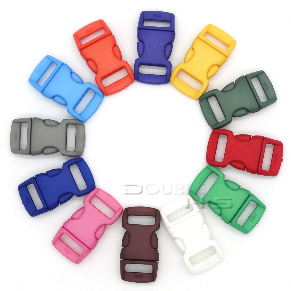 100pcs/lot 3/8"(10mm) Colorful Contoured Side Release Plastic Buckles For Paracord Bracelet
100pcs/lot 3/8"(10mm) Colorful Contoured Side Release Plastic Buckles For Paracord Bracelet