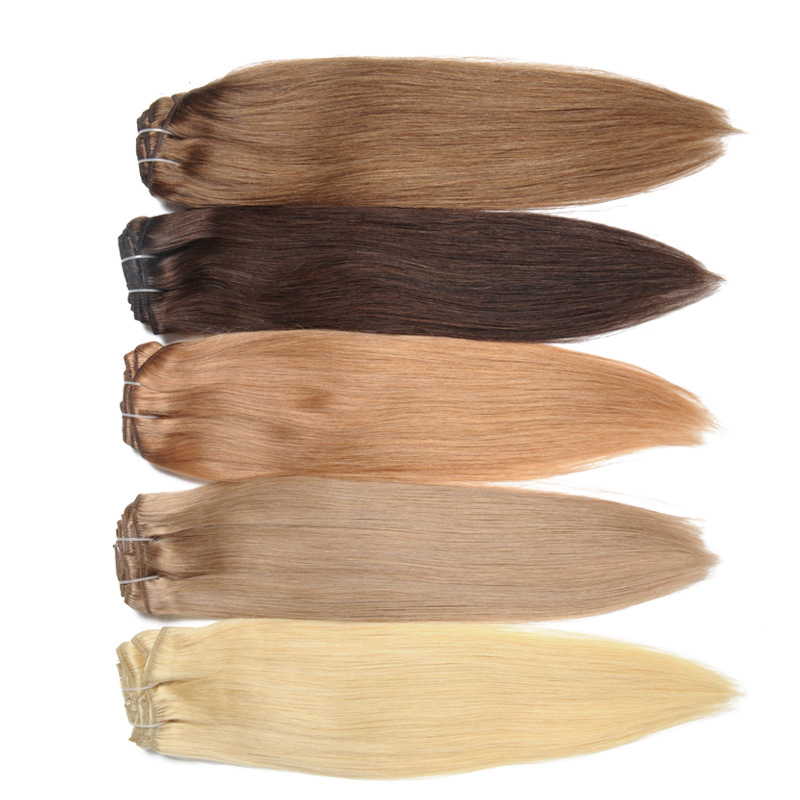 30 Colors Brazilian Straight Hair 16" to 32'' Straight Hair Weaves 100% Human Hair Extensions Weaving Weft blonde brown auburn burgundy