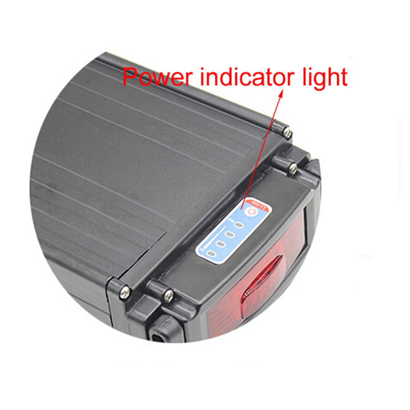 Aluminum alloy case Electric Bike Rear Rack Battery 51.8V 20Ah Lithium Battery 1500W eBike li-ion battery pack+Power lights
Aluminum alloy case Electric Bike Rear Rack Battery 51.8V 20Ah Lithium Battery 1500W eBike li-ion battery pack+Power lights