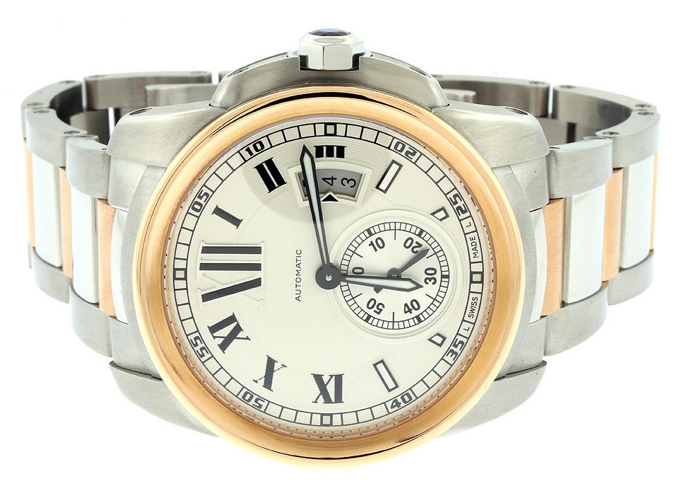 Hot Sell Calibre De W7100036 18K Rose Gold And Stainless Steel Mens Automatic machinery Watch Mens Sports Wrist Watches, Silver
Hot Sell Calibre De W7100036 18K Rose Gold And Stainless Steel Mens Automatic machinery Watch Mens Sports Wrist Watches, Silver