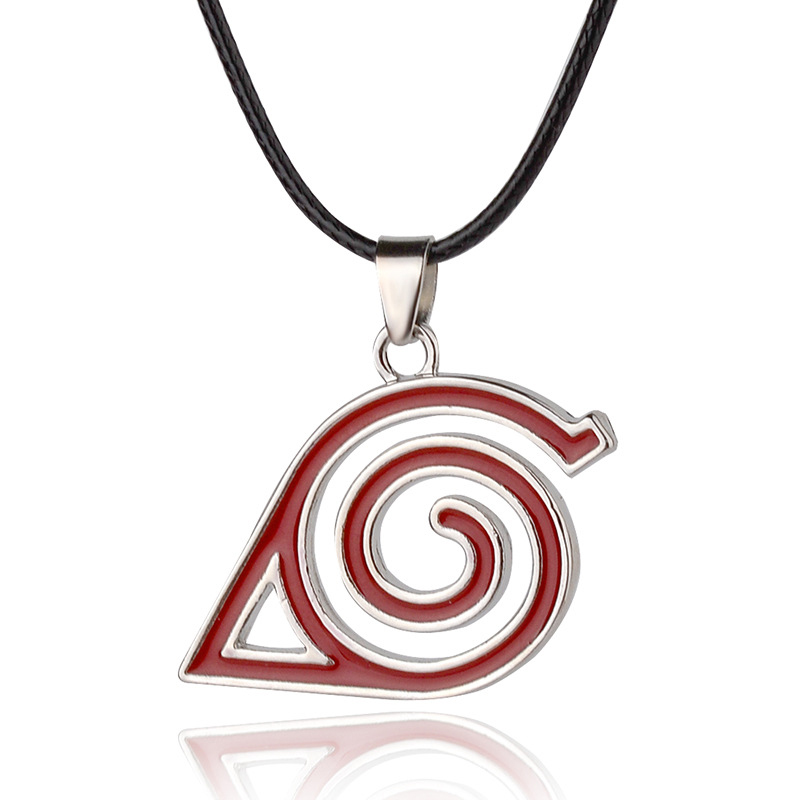 Alloy Children Anime Cartoon Naruto Necklace The leaf can Logo mark badge eddy Helix swirl Pendant red Spiral Helical line Necklace
Alloy Children Anime Cartoon Naruto Necklace The leaf can Logo mark badge eddy Helix swirl Pendant red Spiral Helical line Necklace