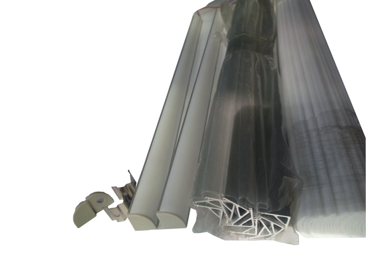 China supply 60 degree angle aluminium led profile for led strip smd5050,5630,3528, alu channel, led aluminum profile(10X0.5M)