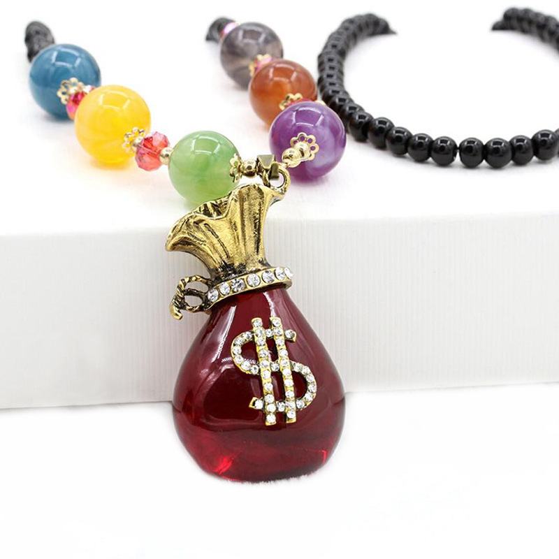 Vintage Ethnic Beads Chain Necklaces Women Classic Statement Necklaces Purse Shape Crystal Stone Pendant Necklace Charm Jewelry
Vintage Ethnic Beads Chain Necklaces Women Classic Statement Necklaces Purse Shape Crystal Stone Pendant Necklace Charm Jewelry
