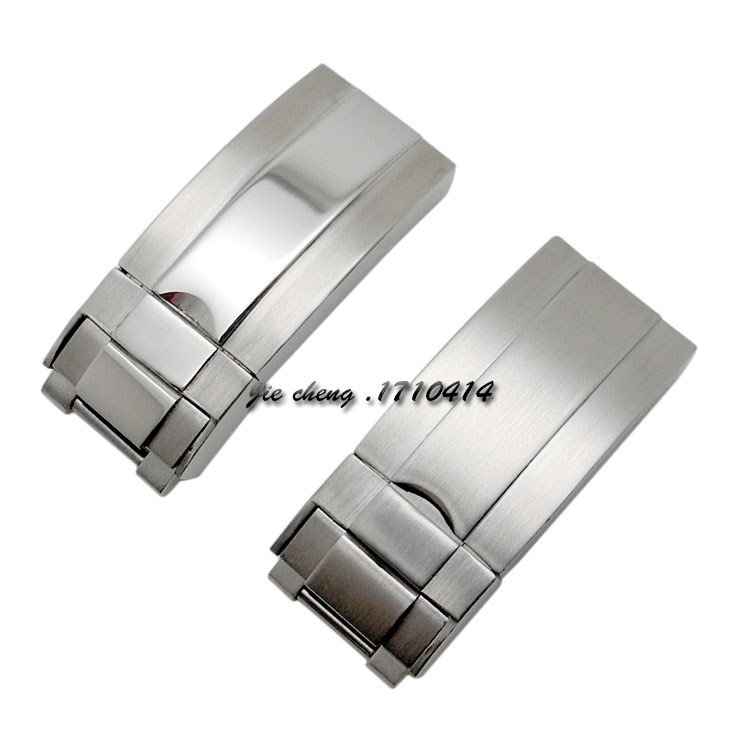 16mm x 9mm NEW High Quality Stainless steel Watch Bands strap Buckle Deployment Clasp For bands