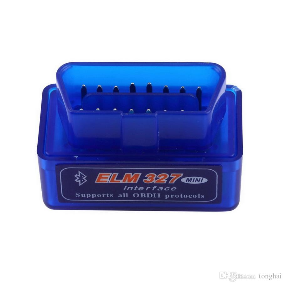 New OBD V2.1 mini ELM327 OBD2 Bluetooth Auto Scanner OBDII 2 Car ELM 327 Tester Diagnostic Tool for Android Windows Symbian~ H210747