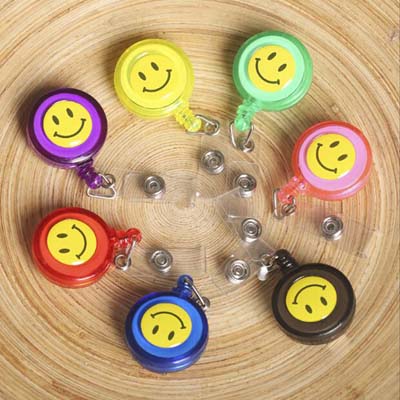 High Quality 5pcs Acrylic Business ID Badge With Retractable Badge Reel Horizontal Style Badge Lanyard School Office Supplies Papelaria