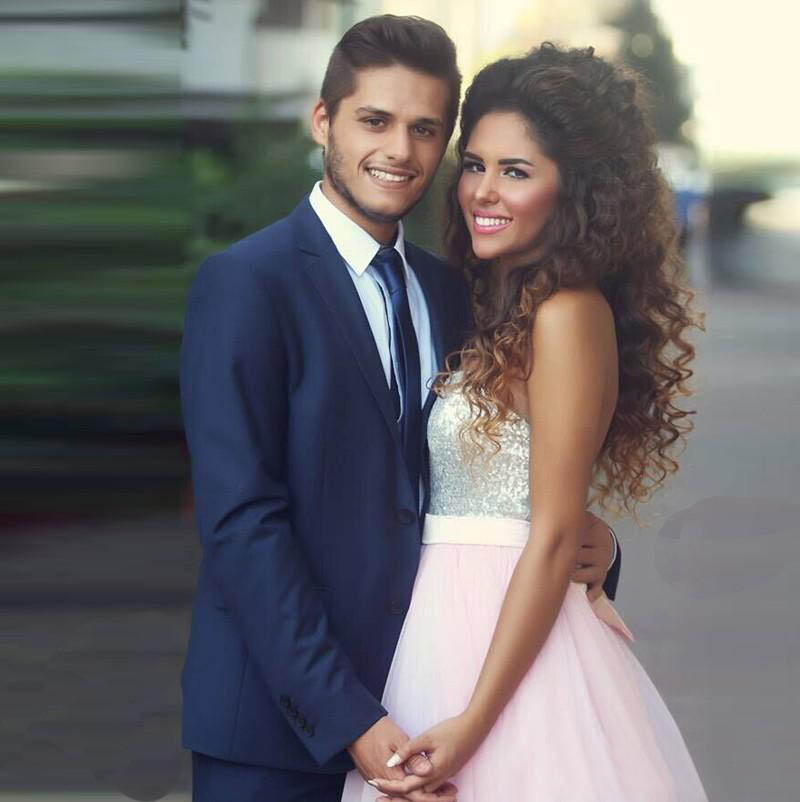 2020 Baby Pink Tulle Silver Sequined Short Homecoming Dresses Cheap Bow Zipper Back Mini Prom Party Dress Custom Made China EN81012