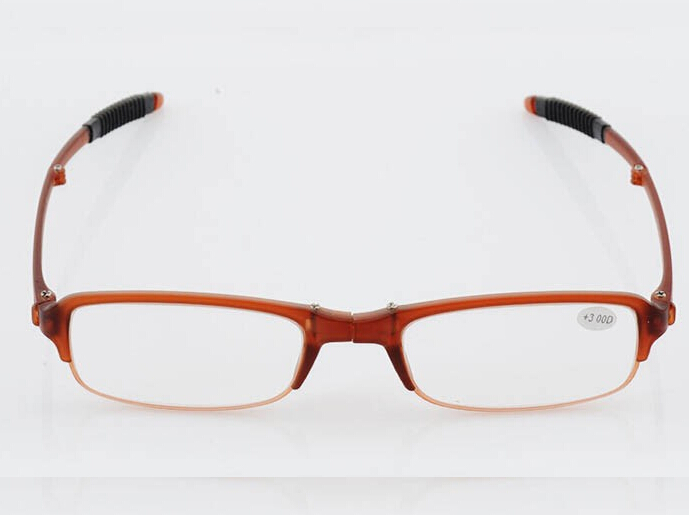 2016 Big discount Portable Folding TR90 Frame Resin lens Reading Glasses UV-Protection for Elder Reader with Box