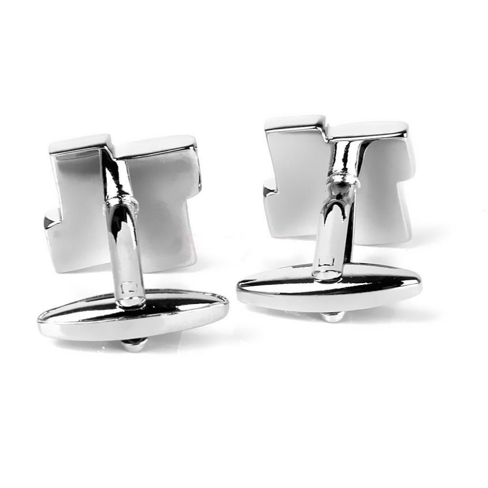 Brand French Shirt Men Jewelry Geometric Unique Wedding Groom Men Cuff Links Business Men039s Silver Cufflinks Jewelry