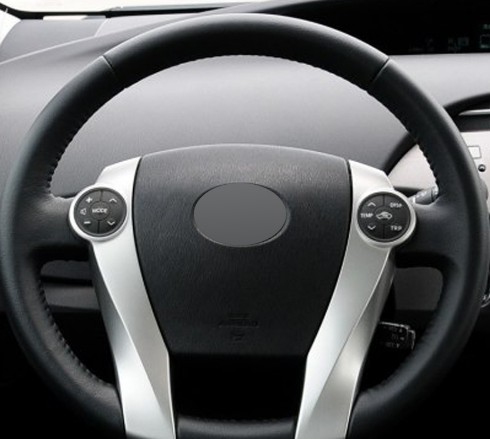 Black Leather Hand-stitched Car Steering Wheel Cover for Toyota Prius 2009-2015 Aqua
Black Leather Hand-stitched Car Steering Wheel Cover for Toyota Prius 2009-2015 Aqua