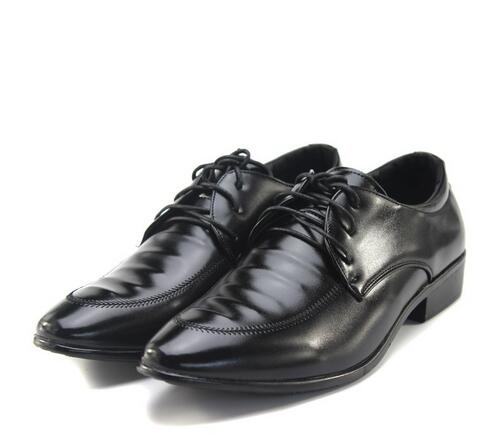 2018 New Arrival Genuine Leather Flats Shoes Men Business Dress Mens Shoes Breathable Leather Men Shoes size: EU38-44, Black
2018 New Arrival Genuine Leather Flats Shoes Men Business Dress Mens Shoes Breathable Leather Men Shoes size: EU38-44, Black
