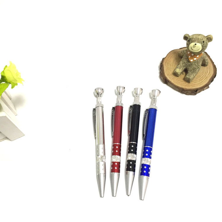 Two functions Creative ballpoint metal pipe Freestyle portable outlet pipe for tobacco stems smoking vape pen
Two functions Creative ballpoint metal pipe Freestyle portable outlet pipe for tobacco stems smoking vape pen