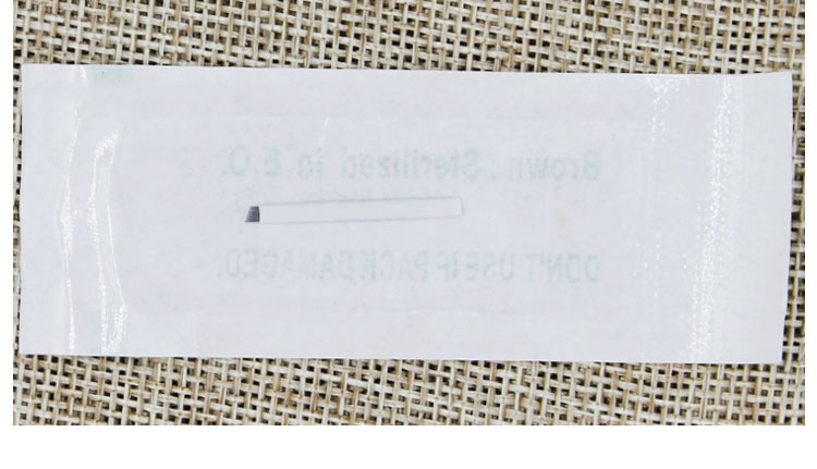 Hot sale 50 Pcs Microblading Needles 12 pins for Microblading Embroidery Pen Pernement Makeup Eyebrow Tattoo Supplies